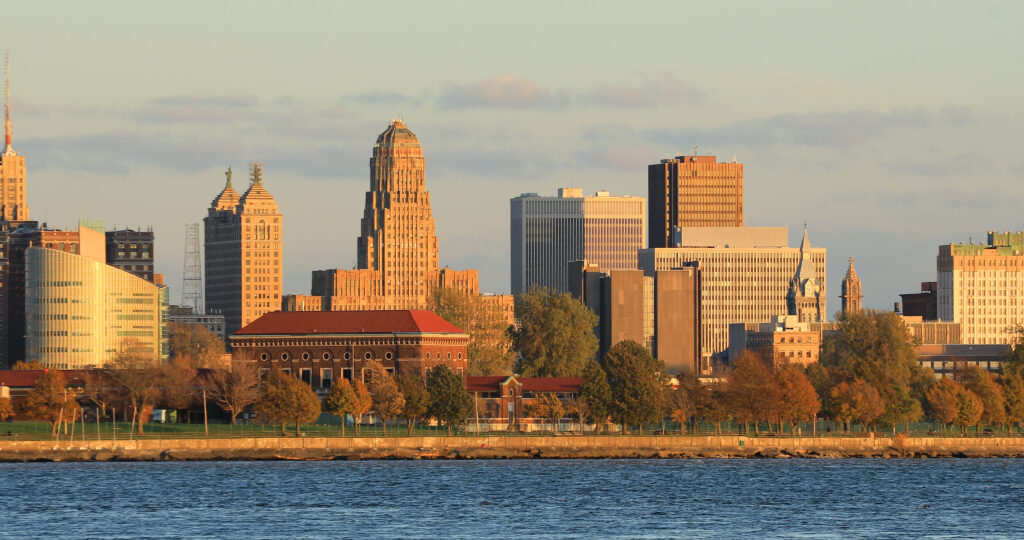 Buffalo small business owner reviewing documents for 2025 Biennial Statement filing