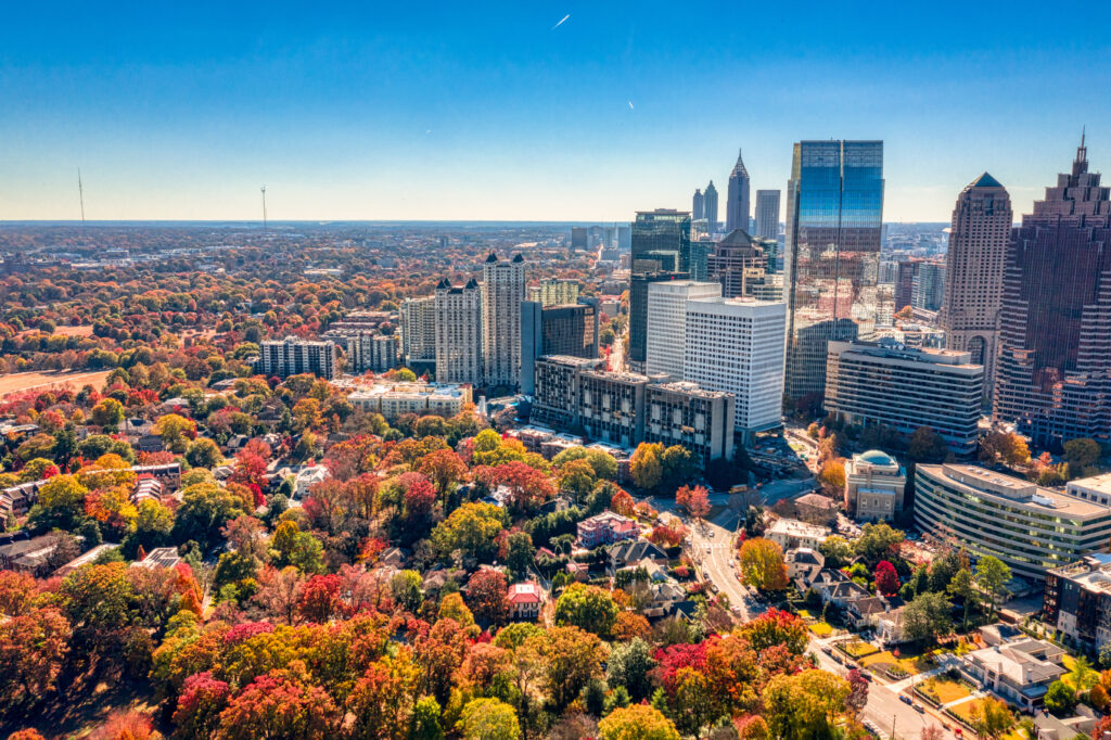 Business owner reviewing paperwork to prepare Georgia Annual Registration filing for 2026