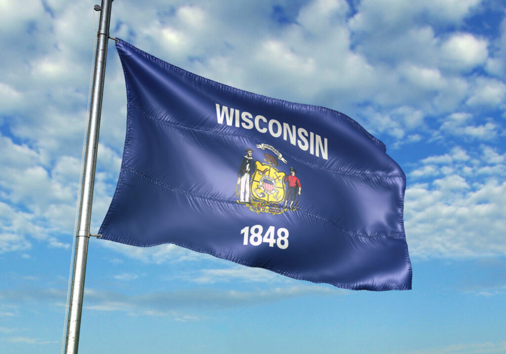 Wisconsin business owner filing their 2026 annual report online through the state portal